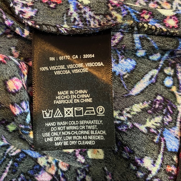 Anthropologie Maeve Floral Faux Wrap Dress Sz 2 - Picture 14 of 15